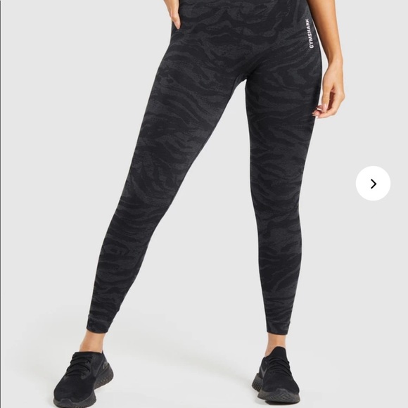 Gymshark Adapt Animal Seamless Black Zebra